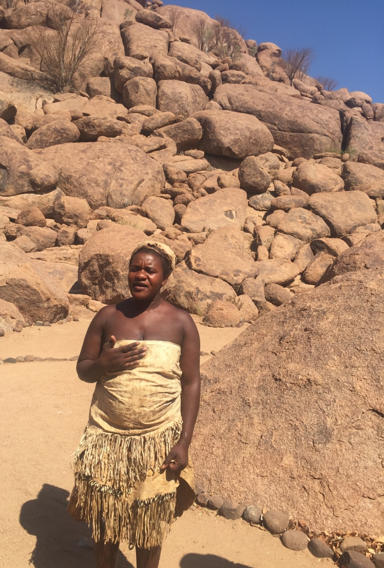 The Damara people in Namibia